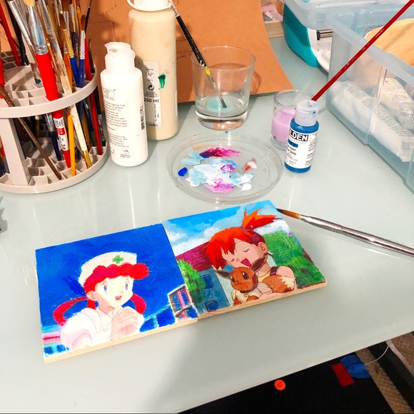 CUSTOM PAINTINGS (Pokemon) - Picture 1 of 1